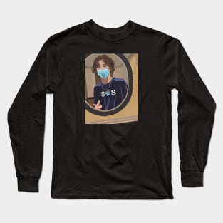 Timothée Chalemet SOS Earth Long Sleeve T-Shirt